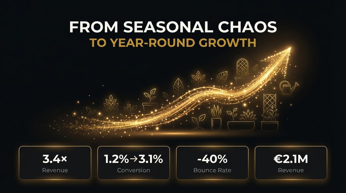 From Seasonal Chaos to Year-Round Growth Engine in 8 Months